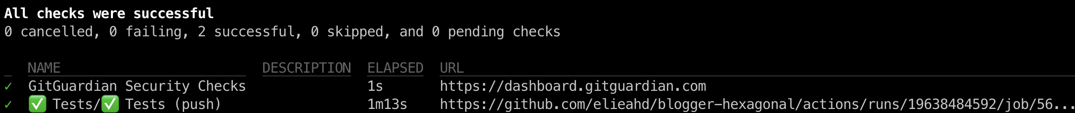 pr cheks