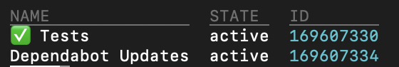workflow list